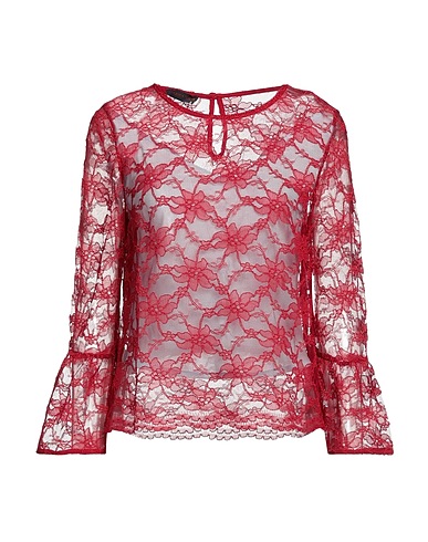 TRUSSARDI JEANS Top Burgundy 55% Polyamide, 45% Cotton, Polyester