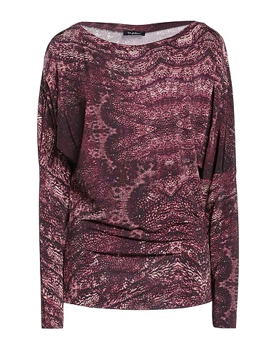 BYBLOS T-shirt Purple 90% Viscose, 10% Elastane