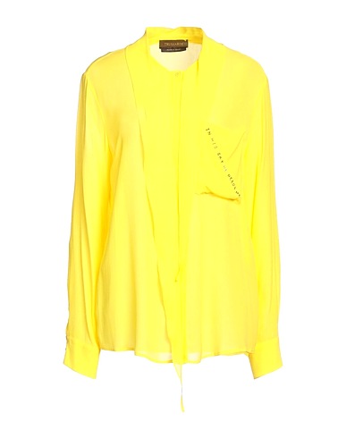 TRUSSARDI Shirts Yellow 100% Viscose