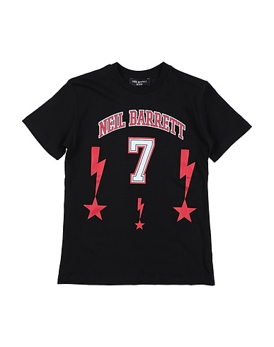 NEIL BARRETT T-shirt Nero 100% Cotone
