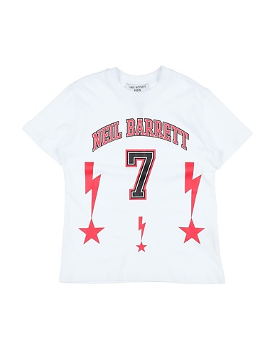 NEIL BARRETT T-shirt Bianco 100% Cotone