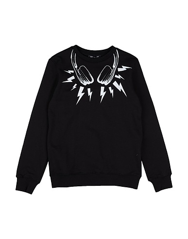 NEIL BARRETT Sweatshirt Black 100% Cotton