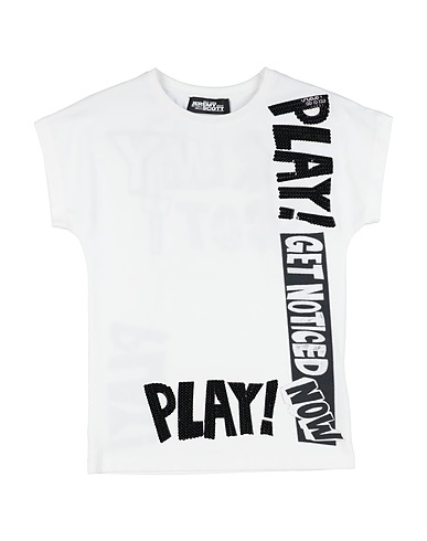 JEREMY SCOTT T-shirt Bianco 95% Cotone, 5% Elastan, Poliestere
