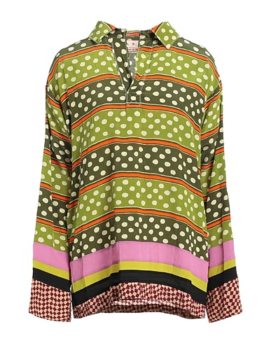 MARNI Silk top Military green 100% Silk