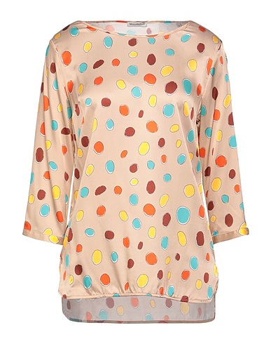CAMICETTASNOB Top Light brown 59% Viscose, 33% Silk, 8% Elastane