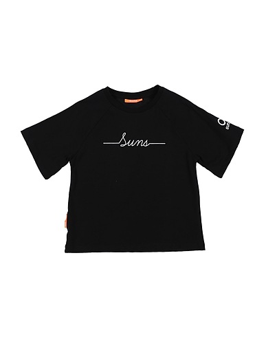 SUNS BOARDS T-shirt Nero 100% Cotone