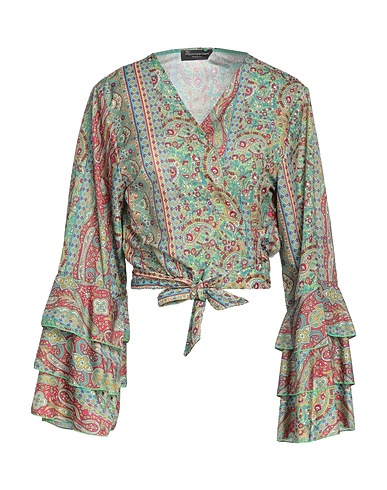 ANGELA MELE MILANO Shrug Light green 60% Viscose, 40% Polyester