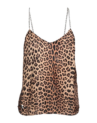 PHILIPP PLEIN Καμισόλ Μπεζ 100% Μετάξι