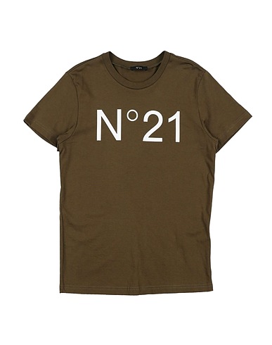 N°21 T-shirt Military green 100% Cotton