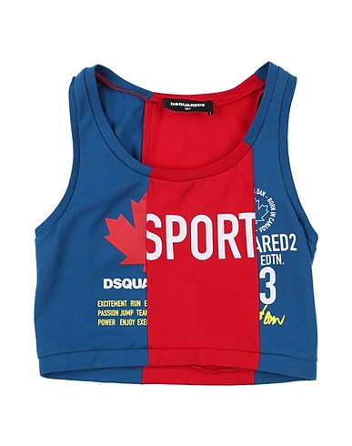 DSQUARED2 Top Blue 90% Cotton, 10% Elastane