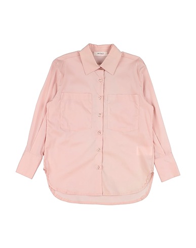 VICOLO Solid color shirts & blouses Blush 100% Cotton