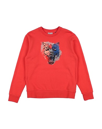 MARCELO BURLON Sweatshirt Orange 80% Cotton, 20% Polyester, Elastane