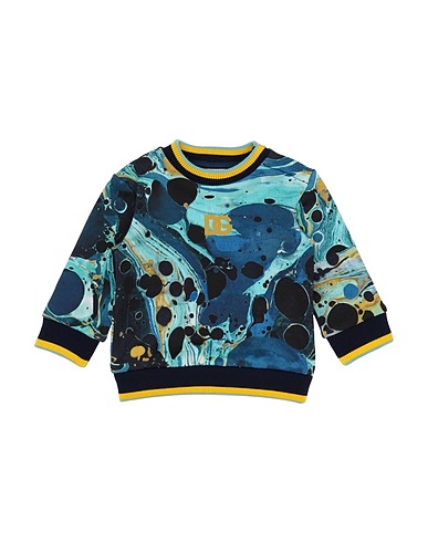 DOLCE&GABBANA Sweatshirt Blue 100% Cotton, Elastane