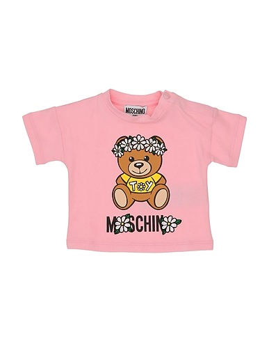 MOSCHINO BABY T-shirt Pink 95% Cotton, 5% Elastane