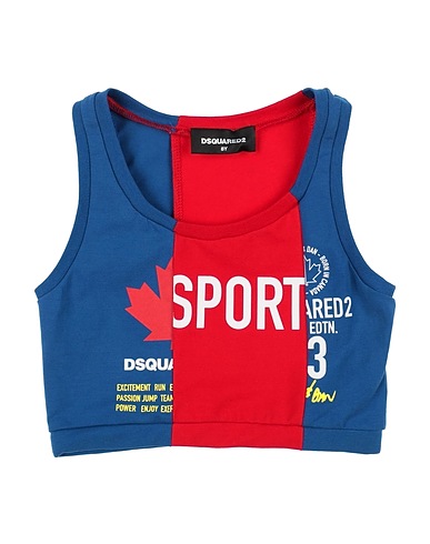 DSQUARED2 Top Red 90% Cotton, 10% Elastane