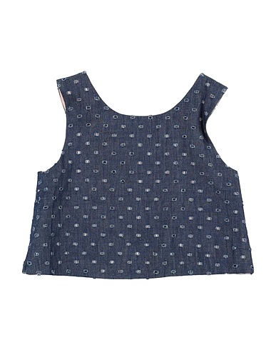 YELL-OH! Top Blu 65% Cotone, 35% Poliestere