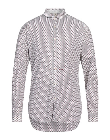DNL Patterned shirt White 100% Cotton