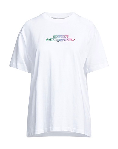 STELLA McCARTNEY T-shirt Bianco 100% Cotone, Elastan