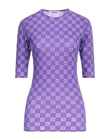 AMBUSH T-shirt Purple 61% Polyamide, 39% Elastane