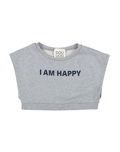 DOUUOD Sweatshirt Light grey 100% Cotton