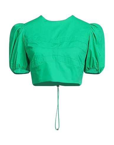 PINKO Top Emerald green 100% Cotton