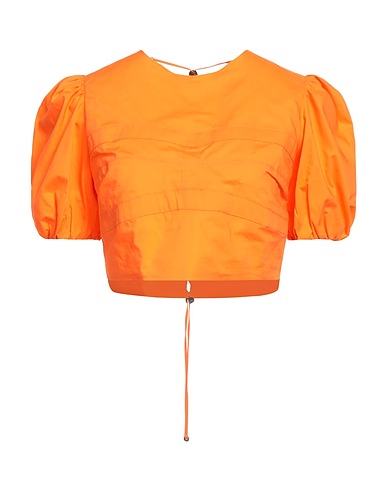 PINKO Top Arancione 100% Cotone