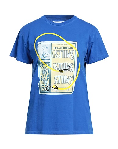 MAISON MARGIELA T-shirt Bleu 100% Coton