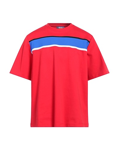 JUST DON Camiseta básica Rojo 100% Algodón