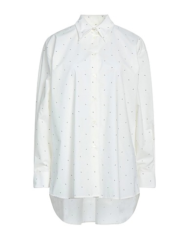 MM6 MAISON MARGIELA 柄入りシャツ＆ブラウス アイボリー コットン 100%
