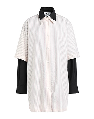 MM6 MAISON MARGIELA Striped shirt Lilac 100% Cotton