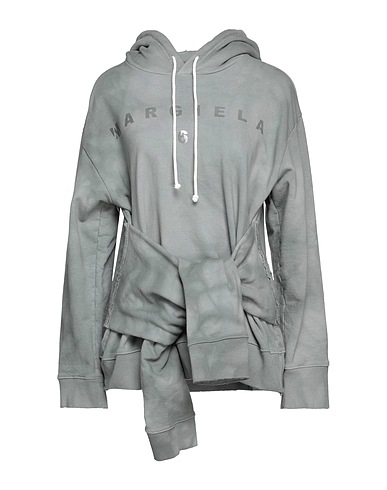 MM6 MAISON MARGIELA Hooded sweatshirt Grey 100% Cotton, Elastane
