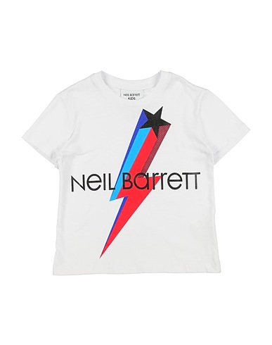 NEIL BARRETT T-shirt Bianco 100% Cotone