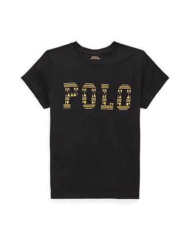 POLO RALPH LAUREN T-shirt Black 100% Cotton