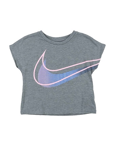 NIKE T-shirt Grigio 65% Poliestere, 35% Viscosa