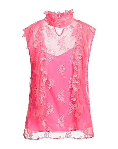 PINKO Top Fuchsia 63% Polyamide, 37% Viscose