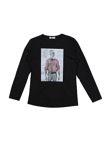 OVER/D T-shirt Nero 100% Cotone