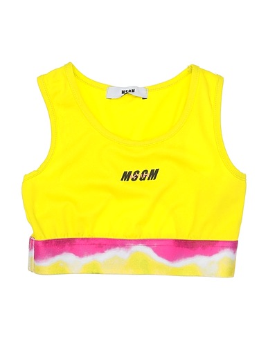 MSGM Top Lime green 78% Polyamide, 22% Elastane
