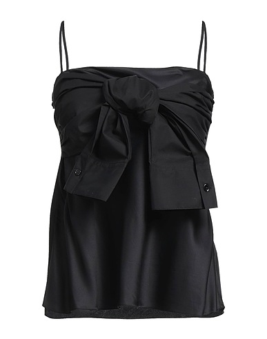 MM6 MAISON MARGIELA Camisole Black 100% Viscose, Cotton