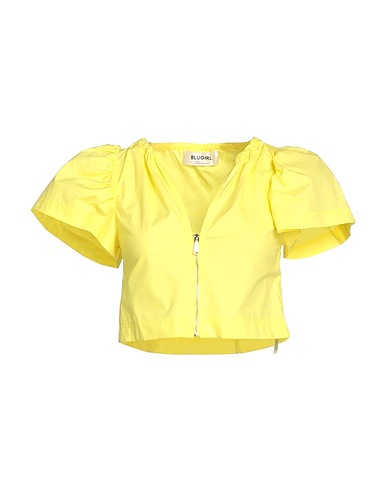 BLUGIRL Solid colour shirts & blouses Yellow 100% Cotton