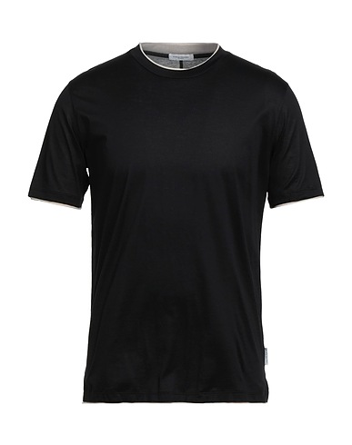 PAOLO PECORA T-Shirt Schwarz 100% Baumwolle