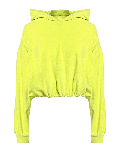 SOALLURE Hooded track jacket  Lime green 80% Cotton, 20% Polyester