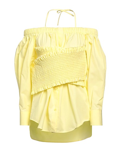 MSGM Camicie e bluse tinta unita Giallo pastello 100% Cotone