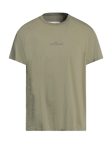 MAISON MARGIELA Basic T-shirt Military green 100% Cotton