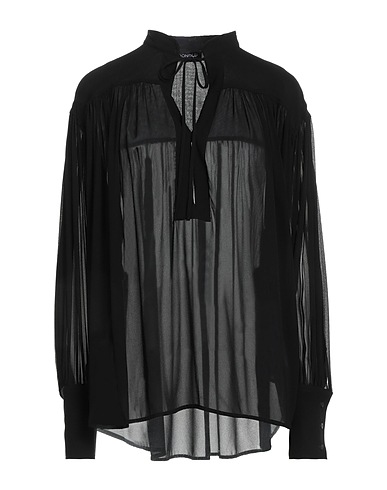 DONDUP Top Nero 100% Viscosa