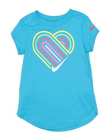 NIKE T-shirt Azzurro 100% Cotone