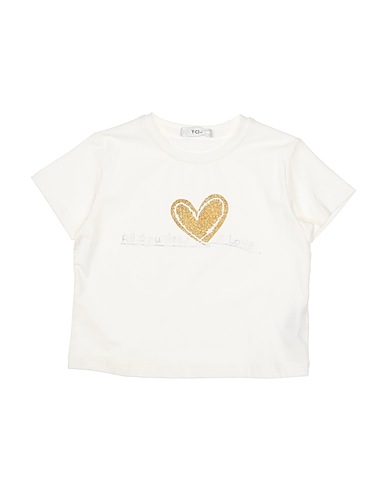 Y-CLÙ T-shirt White 94% Cotton, 6% Elastane