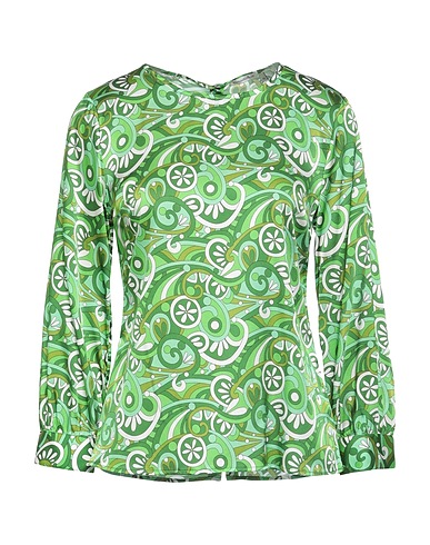 CAMICETTASNOB Top Green 59% Viscose, 33% Silk, 8% Elastane