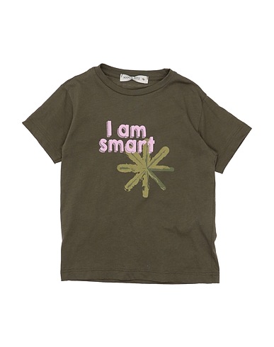MANUEL RITZ T-shirt Verde militare 100% Cotone