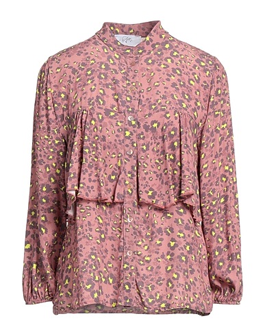 SOALLURE Camicie e bluse a fiori Rosa antico 100% Viscosa