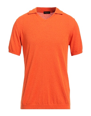 ROBERTO COLLINA Pullover Arancione 70% Cotone, 30% Poliammide